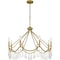 Quoizel Airedale Chandelier 8 Lights Aged Brass AID5030AB - alternate 1